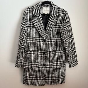 American Eagle Outfitters Houndstooth Pea Coat